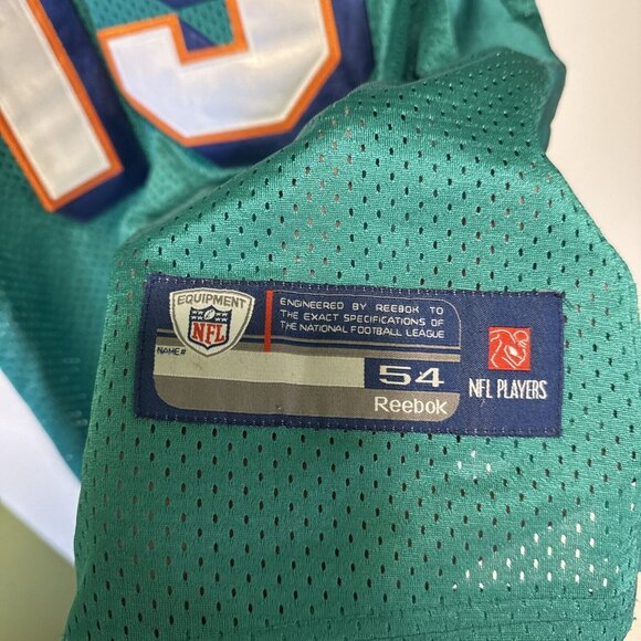 Miami Dolphins Brandon Marshall NFL Reebok Jersey Medium SIZE 54 - Picture 10 of 14